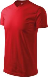 Malfini Tricou unisex Heavy V-Neck, rosu (11107)