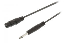 Nedis 6, 3mm jack - XLR kábel | aszimmetrikus | - 1, 5 m (COTH15120GY15)
