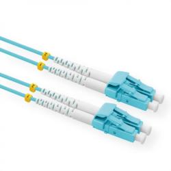 Valueline Cablu fibra optica LC-LC OM3 Low-Loss-Connector 0.5m Turcoaz, Value 21.99. 8820 (21.99.8820-5)
