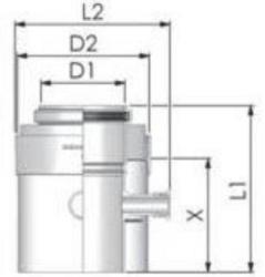 Tricox PPs/Alu mérőpont 110/160mm, PAMP05 (PAMP05)