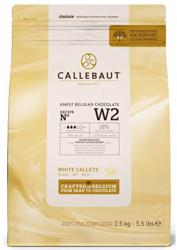  Ciocolata alba Callebaut W2 28 % 2, 5Kg