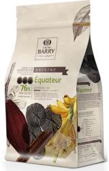 Ciocolata Neagra Premium Equateur 76% Cacao Barry 1Kg