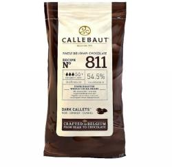 Ciocolata neagra 811 Callebaut 54, 5% 2, 5Kg
