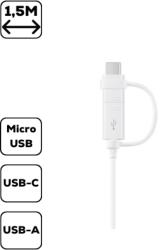 Samsung 2 in 1, USB Type-C és Micro kábel