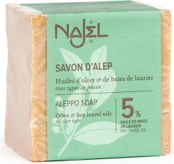 Najel Aleppo szappan 5% babérolaj 200 g