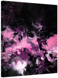 AA Design Tablou abstract negru cu roz Esente (ABS302)
