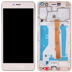 NBA001LCD005422 Huawei Y5 (2017) arany LCD kijelző érintővel kerettel előlap (NBA001LCD005422)