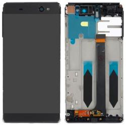 NBA001LCD005703 Sony Xperia XA Ultra F3211 / F3212 / F3213 / F3215 / F3216 fekete LCD kijelző érintővel kerettel előlap (NBA001LCD005703)
