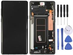 NBA001LCD005681 Samsung Galaxy Note 9 fekete OLED kijelző érintővel kerettel előlap (vastag kávás, kis kijelzős) (NBA001LCD005681)
