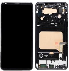 NBA001LCD005624 LG V30 fekete LCD kijelző érintővel kerettel előlap (NBA001LCD005624)