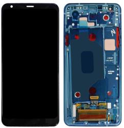NBA001LCD005493 LG Q Stylo 4 Q710 / Q710CS / Q710MS kék LCD kijelző érintővel kerettel előlap (NBA001LCD005493)