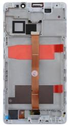 NBA001LCD005630 Huawei Mate 8 fehér LCD kijelző érintővel kerettel előlap (NBA001LCD005630)