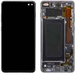 NBA001LCD005389 Samsung Galaxy S10 Plus OLED kijelző érintővel fekete kerettel előlap (NBA001LCD005389)