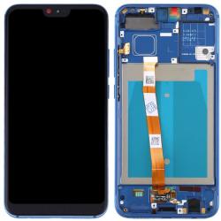  NBA001LCD005420 Huawei Honor 10 kék LCD kijelző érintővel kerettel előlap (NBA001LCD005420)