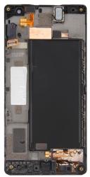  NBA001LCD005537 Nokia Lumia 735 fekete LCD kijelző érintővel kerettel előlap (NBA001LCD005537)