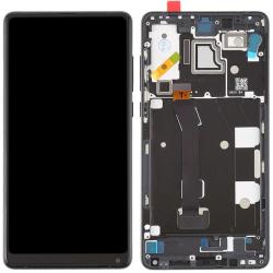 NBA001LCD005724 Xiaomi Mi Mix 2s fekete LCD kijelző érintővel kerettel előlap (NBA001LCD005724)