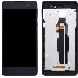 NBA001LCD005696 Sony Xperia E5 F3311 F3313 fekete LCD kijelző érintővel kerettel előlap (NBA001LCD005696)