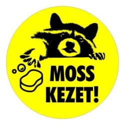  Moss kezet! Figurás kerek matrica csomagban is