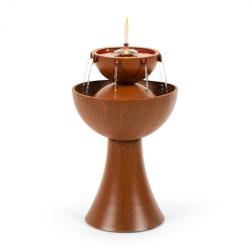 Blumfeldt Hadrian, fântână de grădină cu lampă de ulei, 8 W, metal galvanizat, culoare ruginită (GDMB5-Hadrian) (GDMB5-Hadrian) - electronic-star