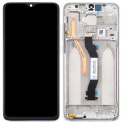  NBA001LCD005796 Xiaomi Redmi Note 8 Pro fehér LCD kijelző érintővel kerettel előlap (NBA001LCD005796)