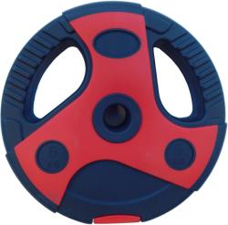 Capetan Capetan® Dual Tone 10 Kg műanyag súly tárcsa cement töltettel piros - fekete színkombinációban (1db) Súlytárcsa