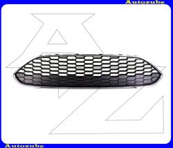 FORD FIESTA MK6 2013.02-2017.05. Első lökhárító rács középső felső, krómkerettel "méhsejt mintás" FD3462031