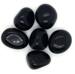 Obsidian Negru Rulat Natural - 22-35 x 18-25 mm - ( L ) - 1 Buc
