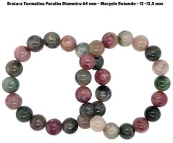  Bratara Turmalina Paraiba Diametru 64 mm - Margele Rotunde - 13 -13, 9 mm
