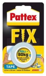 Pattex Ragasztószalag kétoldalas, 19mmx1, 5 m, Henkel Patex Fix 80 kg (1684211) - tonerpiac