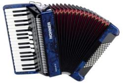 Hohner Tangóharmonika, Bravo III 72, kék
