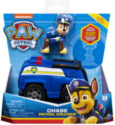 Paw Patrol Vehicul cu roti functionale, cu figurina Chase, Patrula Catelusilor (6052310_20114321) Figurina
