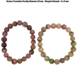  Bratara Turmalina Paraiba Diametru 52 mm - Margele Rotunde - 8 x 8 mm