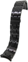 Bratara de ceas Neagra din Otel Inoxidabil - Capete Curbate - 24mm - WZ3784 (WZ3784)