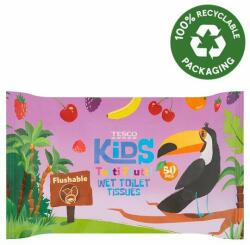 Tesco Kids Tutti Frutti nedves toalettpapír gyermekeknek 50 db