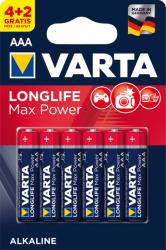 VARTA Longlife Max Power elem 4+2 AAA 4703101436 (4703101436)