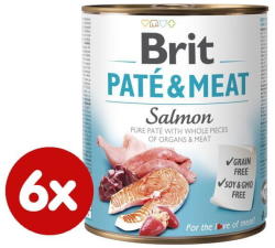 Brit Paté & Meat Salmon 6x800 g