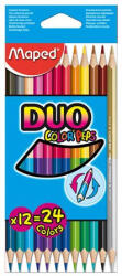 Maped Color Peps Színes Ceruza Készlet Kétvégű 12/24 Darabos (IMA829600)