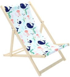 Chill Outdoor Scaun de plaja pentru copii Balene si meduze