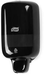 Tork Folyékony szappan adagoló, S2 rendszer, TORK "Dispenser Soap Liquid Mini", fekete