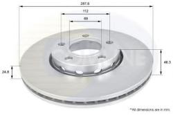 COMLINE Disc frana AUDI A6 (4A, C4) (1994 - 1997) COMLINE ADC1417V