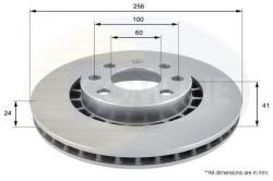 COMLINE Disc frana OPEL ASTRA F Hatchback (53, 54, 58, 59) (1991 - 1998) COMLINE ADC1007V