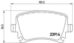 BREMBO Set placute frana, frana disc SKODA OCTAVIA III Combi (5E5) (2012 - 2016) BREMBO P 85 073