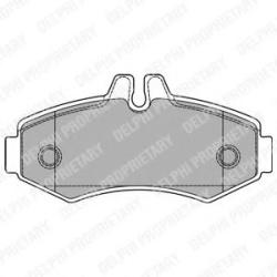 DELPHI Set placute frana, frana disc MERCEDES SPRINTER 3-t bus (903) (1995 - 2006) DELPHI LP1425