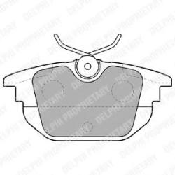 DELPHI Set placute frana, frana disc ALFA ROMEO GTV (916C_) (1994 - 2005) DELPHI LP1472