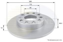 COMLINE Disc frana VW TOURAN (1T1, 1T2) (2003 - 2010) COMLINE ADC1448