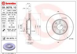 BREMBO Disc frana RENAULT CLIO III Grandtour (KR0/1) (2008 - 2012) BREMBO 09.9078. 11