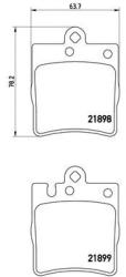 BREMBO Set placute frana, frana disc MERCEDES E-CLASS Cabriolet (A124) (1993 - 1998) BREMBO P 50 033