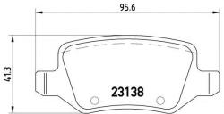 BREMBO Set placute frana, frana disc MERCEDES B-CLASS (W245) (2005 - 2011) BREMBO P 50 090