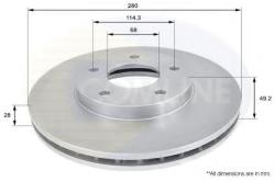 COMLINE Disc frana NISSAN X-TRAIL (T31) (2007 - 2013) COMLINE ADC0260V