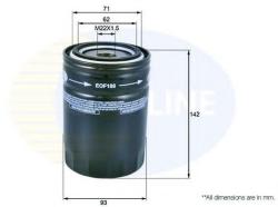 COMLINE Filtru ulei FIAT DUCATO bus (244) (2002 - 2016) COMLINE EOF188